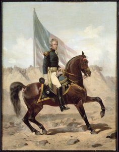 Generaal Andrew Jackson bij de Slag om New Orleans
