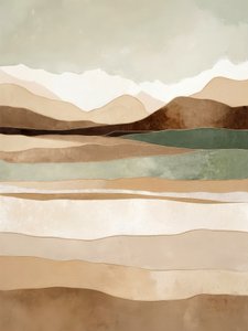 Abstract Aards landschap