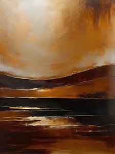 Abstracte zonsondergang