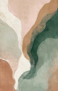 Aards, vloeiend, abstract