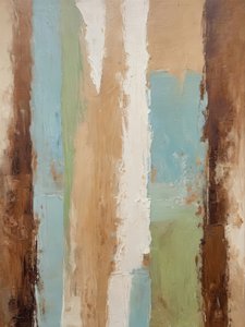 Aards, verticaal, abstract