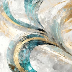 Fluid Gold - Abstract
