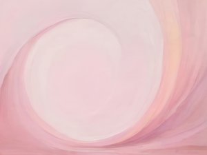 Zachtroze abstract