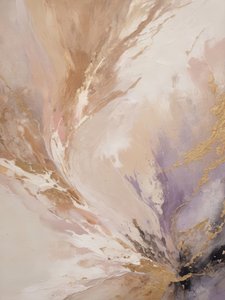 Gouden vloeiende abstractie