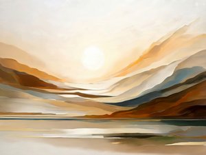 Landschap Golden Horizon
