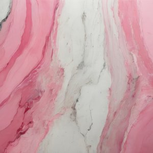 Roze marmeren stroming door Alpenglow Workshop