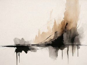 Rustig abstract landschap