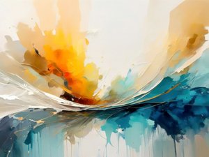 Levendige abstracte stroming