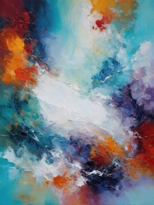 Levendige abstracte stroom