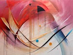 Levendige abstracte beweging