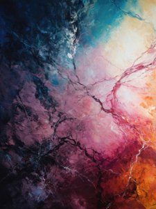 Levendig kosmisch marmer