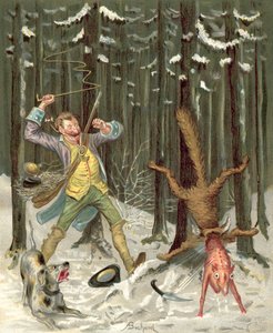 Avonturen van Baron Munchhausen door Alphonse Adolphe Bichard