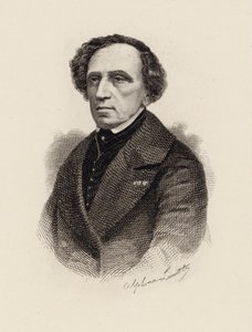 Portret van de componist Giacomo Meyerbeer 1791-1864, 1875 door Alphonse Lamotte