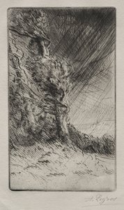 Een Windvlaag door Alphonse Legros