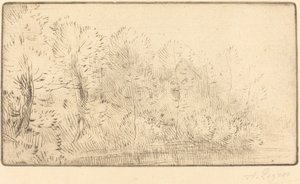 Langs de rivier door Alphonse Legros
