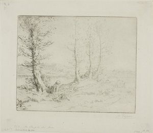 Langs de rivier door Alphonse Legros