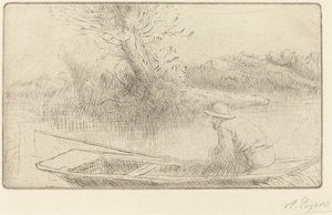 Langs de Theems door Alphonse Legros