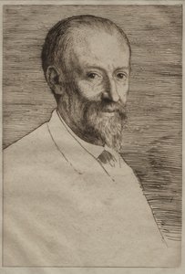 Auguste Poulet-Malassis door Alphonse Legros