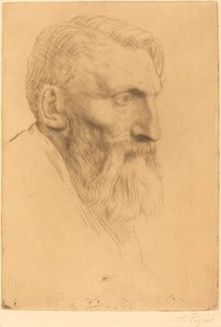 Auguste Rodin door Alphonse Legros