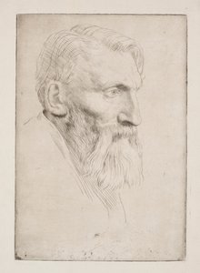 Auguste Rodin door Alphonse Legros
