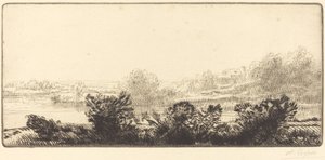 Oevers van de Loire door Alphonse Legros