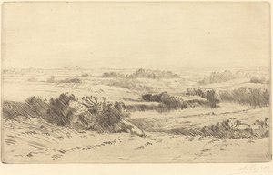 Oevers van de Yanne door Alphonse Legros