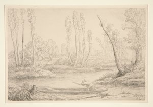 Bords de la Somme bij d door Alphonse Legros