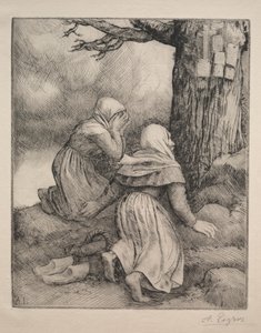 Buigen voor de Boom Larbre de salut door Alphonse Legros