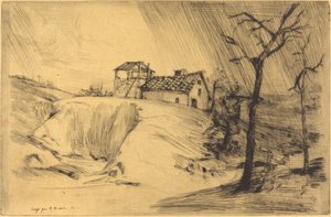 Baksteenfabriek (La Briqueterie) door Alphonse Legros