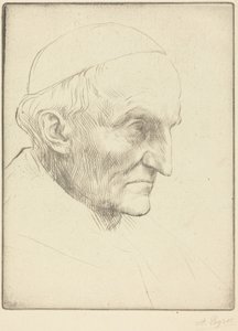 Kardinaal Manning, plaat 3 door Alphonse Legros