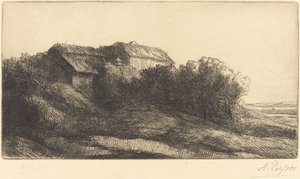 Huisje op een Heuvel Chaumiere sur le coteau