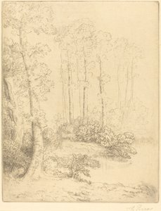 Rand van het water door Alphonse Legros