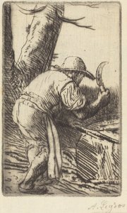 Fagot-snijder door Alphonse Legros