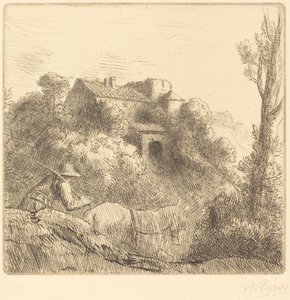 Boerderij op een Heuvel La ferme sur la colline