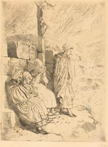 Vissersvrouwen door Alphonse Legros