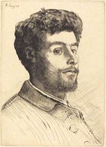 Frederic Regamey door Alphonse Legros