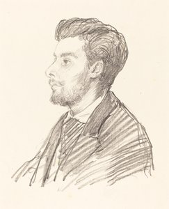 Frederic Regamey door Alphonse Legros
