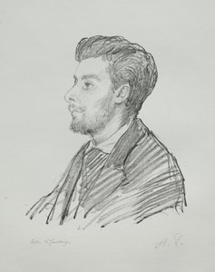 Frédéric Régamey door Alphonse Legros