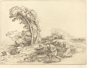 Windvlaag door Alphonse Legros