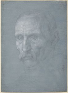 Mannenhoofd door Alphonse Legros