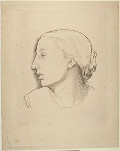Vrouwenhoofd door Alphonse Legros