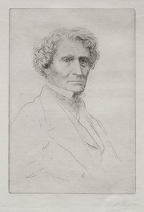 Hector Berlioz door Alphonse Legros