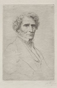 Hector Berlioz door Alphonse Legros