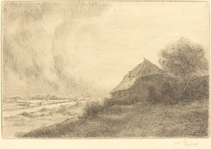 Hut op een Heuvel Masure sur la colline
