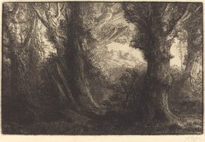 In het Bos van Conteville door Alphonse Legros