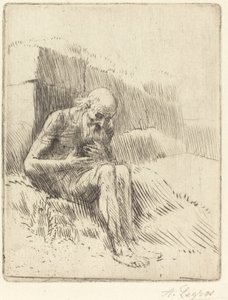 Job, 2e plaat door Alphonse Legros