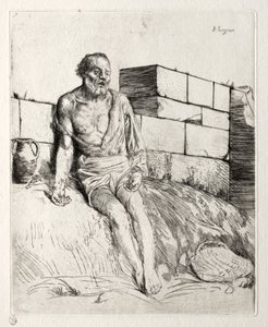 Job Eerste Plaat door Alphonse Legros