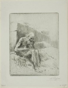 Job, tweede plaat door Alphonse Legros
