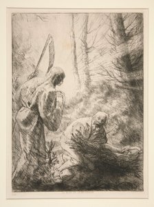 De Dood en de Houthakker, Nr. 2 door Alphonse Legros