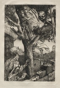 De dood in de perenboom door Alphonse Legros